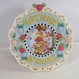 Mary Engelbreit MOTHER OF MINE resin Picture Frame stands or hangs